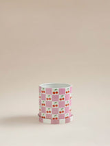 ASDA George Home Checked Plant Pot with Cherry's 15.5 x 14.5cm- Buy online at McGrocer