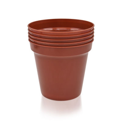 Large plastic pots 5 pack, imported from the UK
