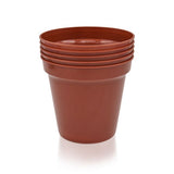 Large plastic pots 5 pack, imported from the UK