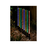 Solar bubble stake lights set of 8 multicoloured, UK version