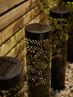 George Home laser cut pillar light 8.5x8.5x49cm, UK version