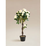 ASDA Artificial White Rose Tree Multi-coloured 90 cm- Buy online at McGrocer
