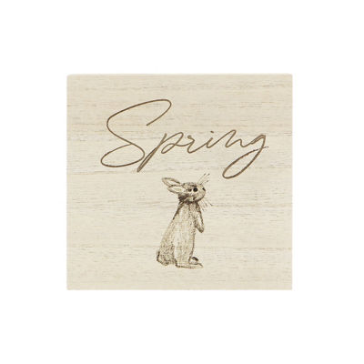 Stacey Solomon Cream Easter Sign 16x16cm - British product