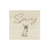 Stacey Solomon Cream Easter Sign 16x16cm - British product