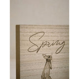 Stacey Solomon Cream Easter Sign 16x16cm - British product