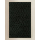 ASDA Green Dark Garden Tufted Leaves Cotton Bath Mat 50 x 80cm- Buy online at McGrocer