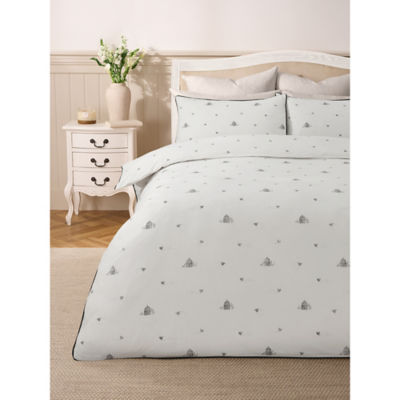 Stacey Solomon monochrome bees duvet set double (British brand)