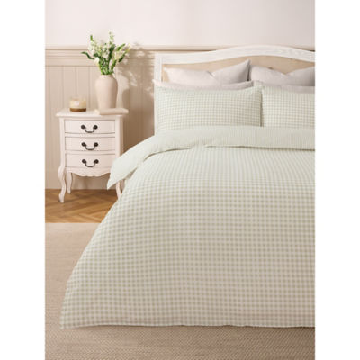 Stacey Solomon gingham duvet set super king (British brand)