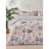 ASDA George Home Sea Life Microfibre Duvet Set Double- Buy online at McGrocer