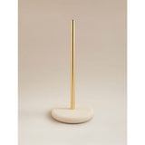 George Home natural sandstone ribbed toilet roll stand, UK version