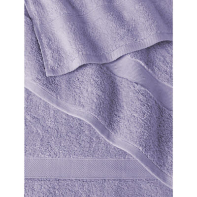 George Home lilac cotton bath sheet - British product