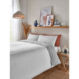 ASDA George Home White Reversible Textured Duvet Set King- Buy online at McGrocer