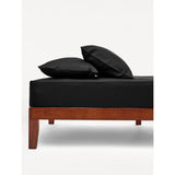 ASDA George Home Black Plain Fitted Sheet - King- Buy online at McGrocer