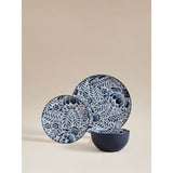 Blue floral dinner set 12 piece - British product