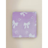 ASDA Lilac Bows Fleece Blanket 120cm x 150cm- Buy online at McGrocer
