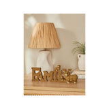 ASDA George Home Natural Brown Highland Cow Family Sign- Buy online at McGrocer