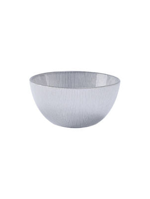 Silver glass cereal bowl 15cm, imported from the UK