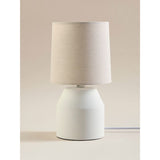 ASDA George Home Small Ceramic Table Lamp Cream 26 x 14 x 14 cm- Buy online at McGrocer