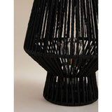 George Home black paper rope table lamp, imported from the UK