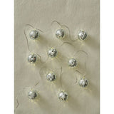 ASDA George Home Silver-Tone Disco Ball String Lights 10 Piece 210cm- Buy online at McGrocer