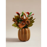 ASDA George Home Orange Pumpkin Mixed Leaves Pot Set of 2- Buy online at McGrocer
