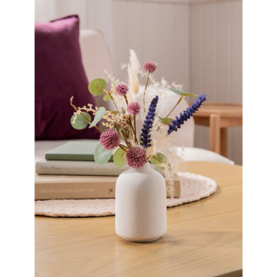 Stacey Solomon artificial mini floral cream vase (British brand)