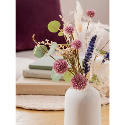 Stacey Solomon artificial mini floral cream vase (British brand)