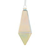 Glass Christmas bauble in multi-colour 14.5cm, imported from the UK