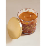 George Home pumpkin decal candle 10cm, imported from the UK