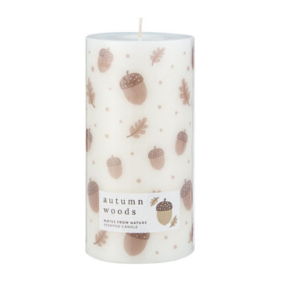 Acorn pillar candle 570g - British product