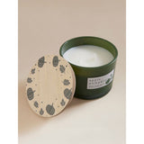 George Home green pumpkin candle wooden lid (British brand)