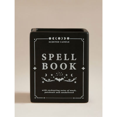 George Home Amethyst Magic Candle black spell book 9x6x11cm, imported from the UK