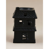 ASDA George Home Black Haunted House Oil Burner 10 x 10 x 14 cm- Buy online at McGrocer