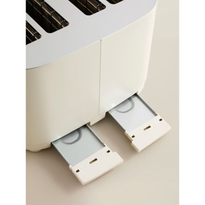 George Home cream 4-slice toaster - British product