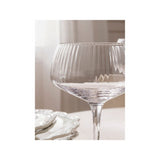 Stacey Solomon ribbed champagne coupe glasses set of 2 - British product