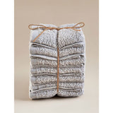 ASDA Grey Terry Cotton Face Cloths Set of 7 - 30 x 30cm- Buy online at McGrocer
