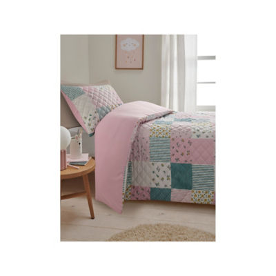 ASDA Floral Patchwork Pinsonic Duvet Set- Buy online at McGrocer