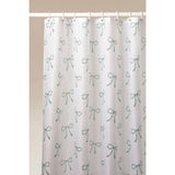 ASDA George Home Green French Fancy Bows Shower Curtain 180 x 180 cm- Buy online at McGrocer