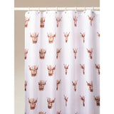 ASDA George Home Natural Highland Cow Shower Curtain 180 x 180 cm- Buy online at McGrocer