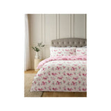 ASDA George Home Pink Inky Floral Brushed Cotton Duvet Set King- Buy online at McGrocer