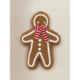 ASDA Natural Brown Shaped Gingerbread Cushion 36cm x 26cm- Buy online at McGrocer
