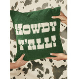 Howdy Y'all tufted cushion 45x45cm, imported from the UK
