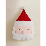 Christmas Santa face shaped cushion 35x30cm (British brand)