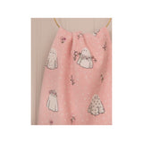 Stacey Solomon pink ghost print guest cotton towel set of 2 - British product