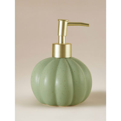 Stacey Solomon green pumpkin soap dispenser 14cm - British product