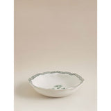 Stacey Solomon green and white rose pasta bowl - British product