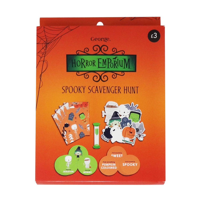 Halloween Scavenger Hunt set with treat bags and cards (British brand)