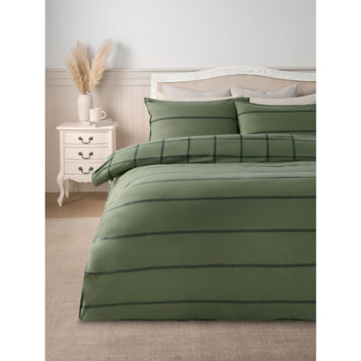 Stacey Solomon check brushed cotton duvet set single, UK version