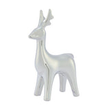 Silver reindeer Christmas ornament 20cm (British brand)