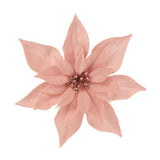 GH red poinsettia clip 20x20x6.3cm, imported from the UK